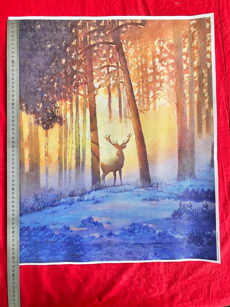 Forest Spirit print on canvas Christmas gift For Sale 1