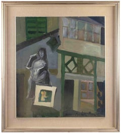 Composition - Oil Paint by Maria Merita - Mid-20th Century