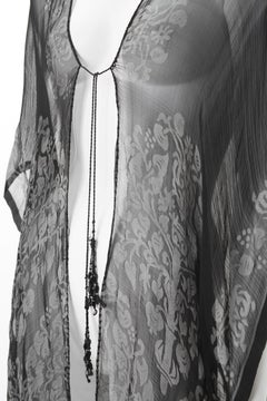 Maria Monaci Gallenga 1920s Silk Stenciled Robe