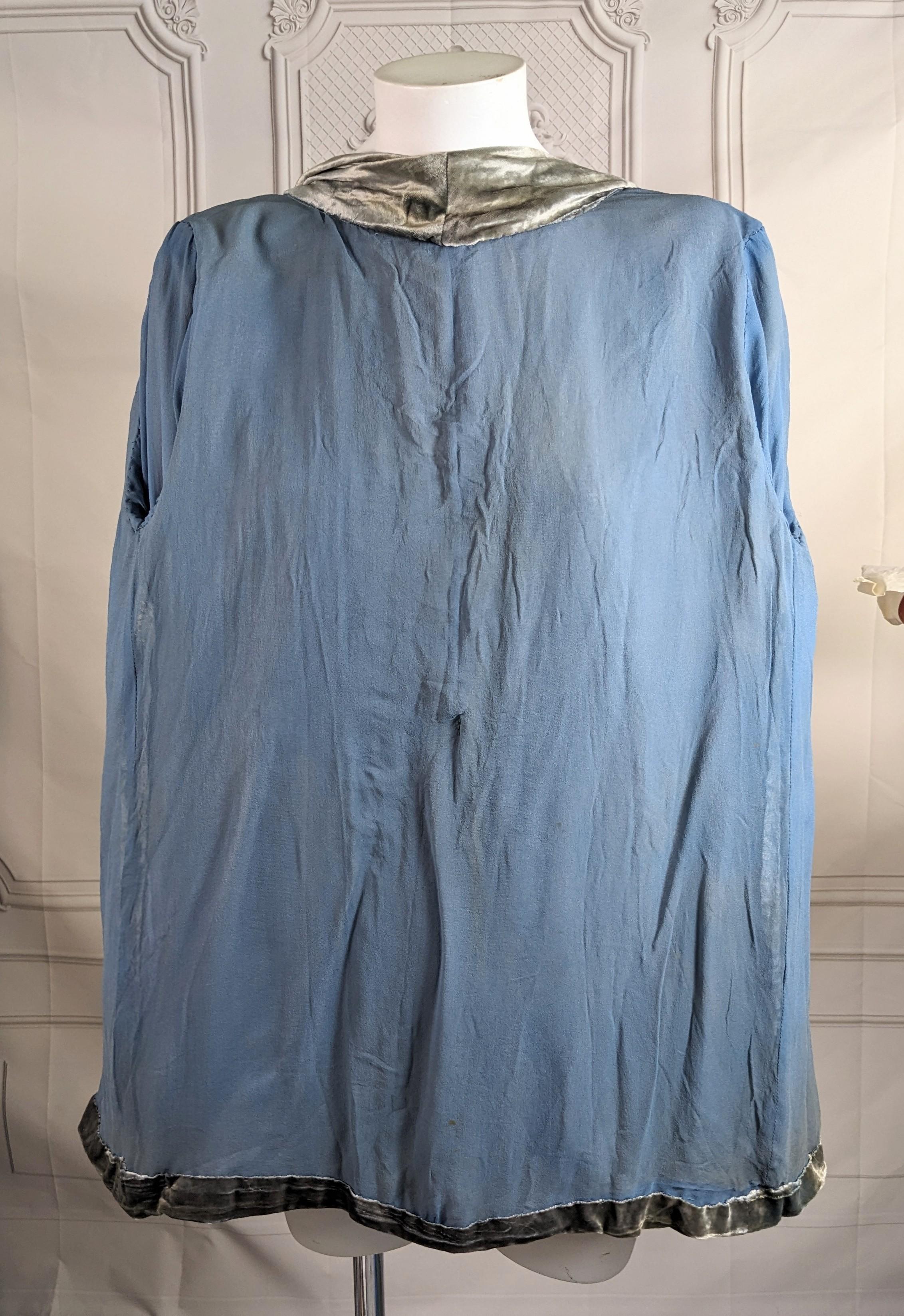 Chaqueta de noche de terciopelo Maria Monaci Gallenga, años 20 en venta 9