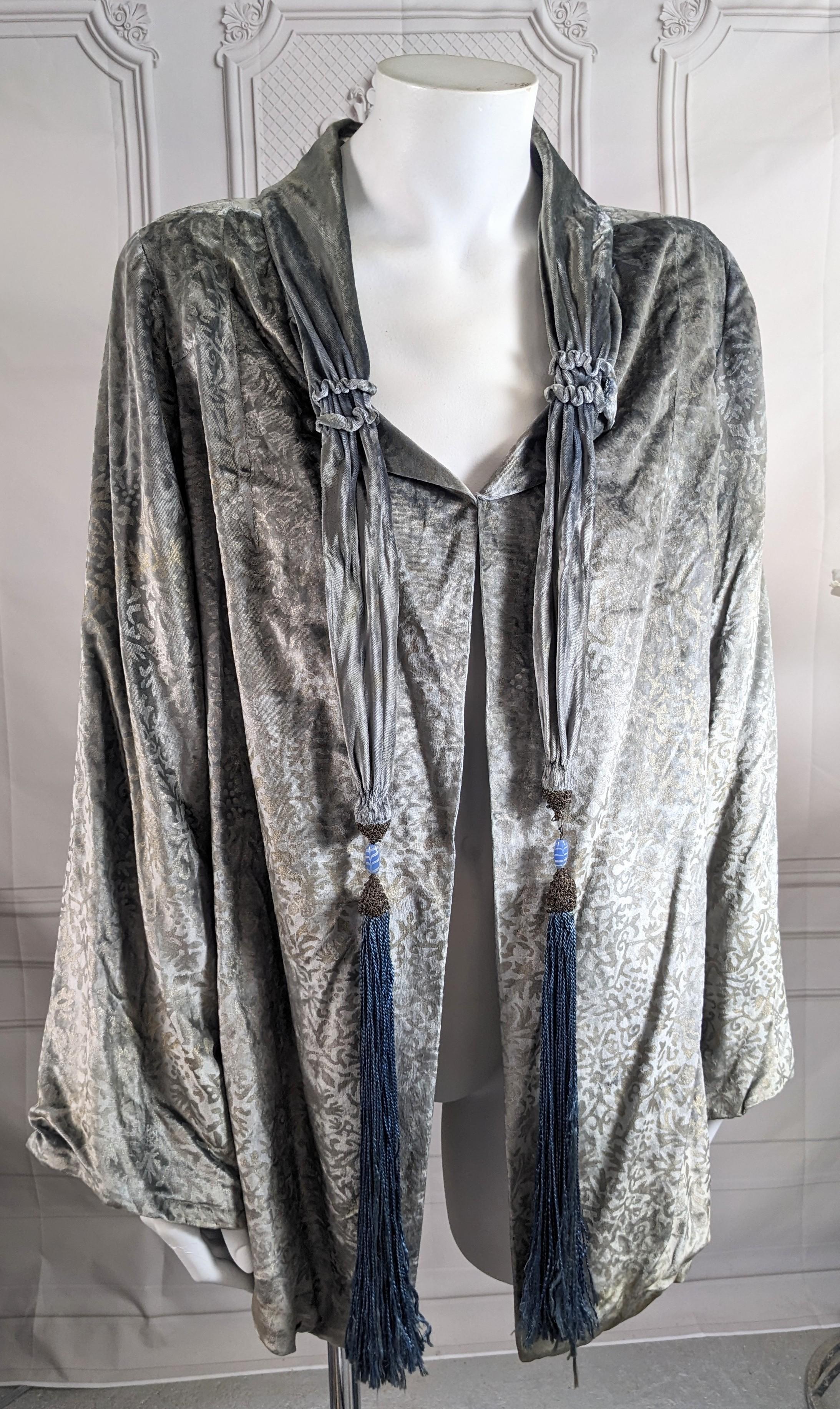 Chaqueta de noche de terciopelo Maria Monaci Gallenga, años 20 en venta 4