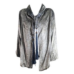 Maria Monaci Gallenga Abendjacke aus Samt, 1920er Jahre