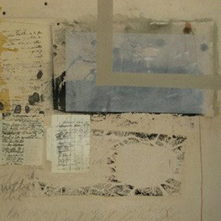 A Letter from a Woman to a Man in 1942 - Contemporary Mixed Media Art by Maria Noel