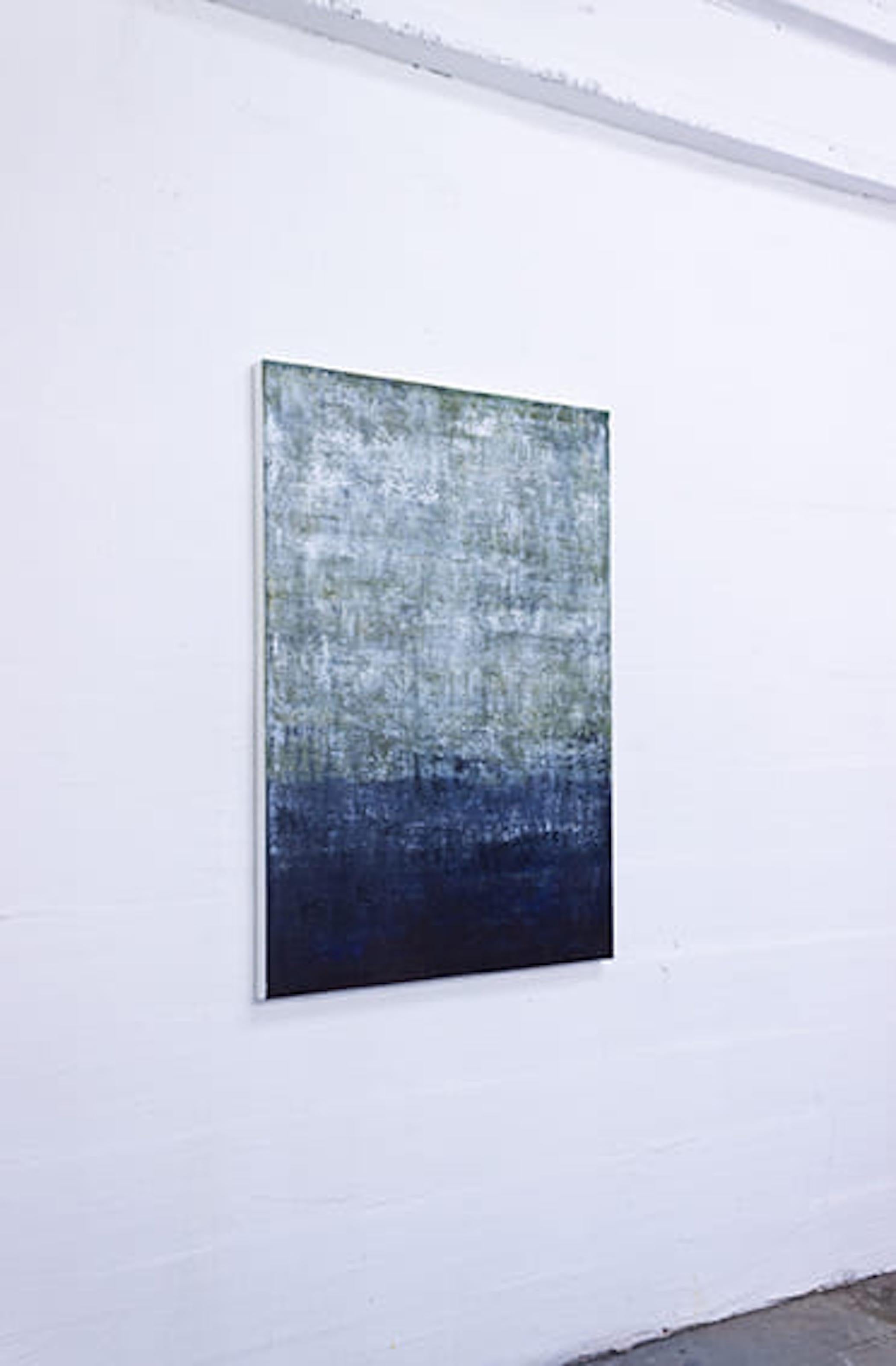 Senza titolo 317 - 21° secolo, Arte contemporanea, Astratto, Pittura acrilica - Abstract Painting Blu di Maria Paola Coda