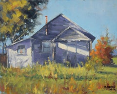 Countryside Cabin - 2014 Original Oil on Board
