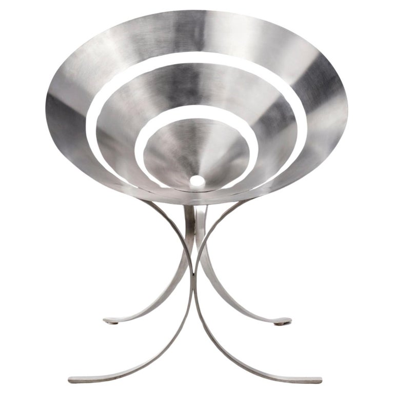 Maria Pergay Ring chair, 1968, offered by Justine