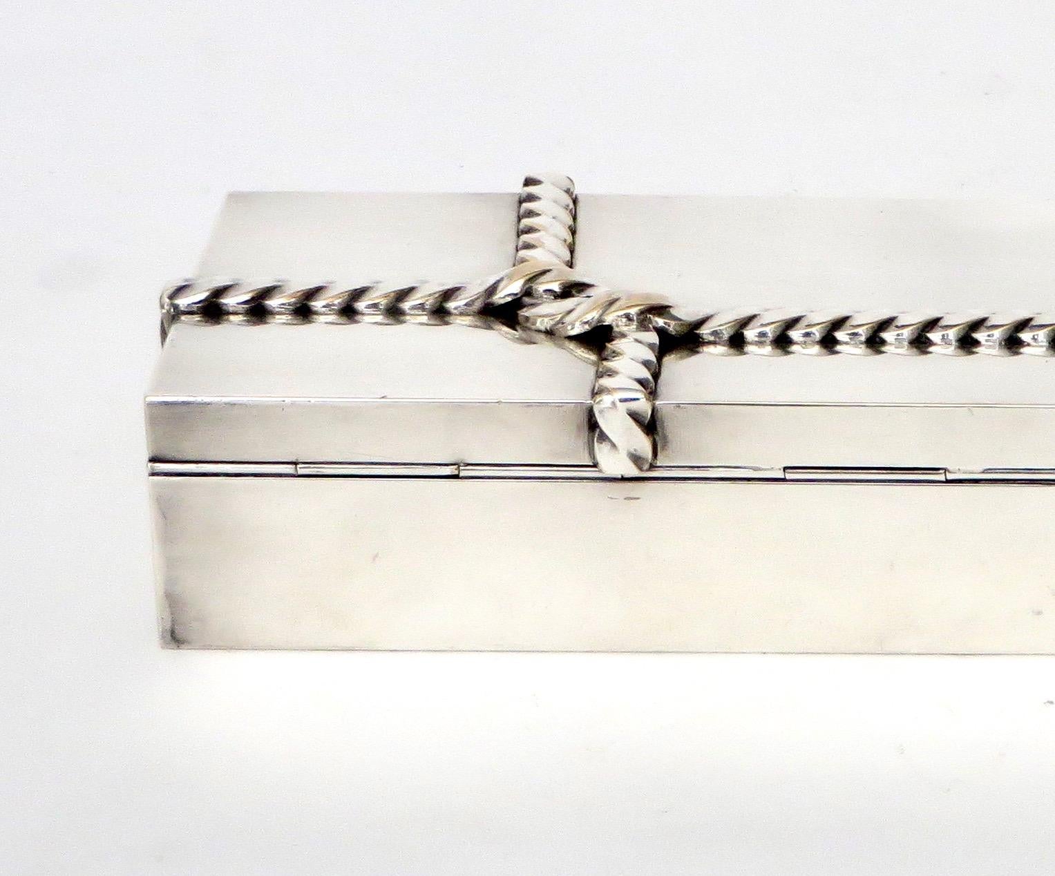 Maria Pergay French Silver Plate Box 6