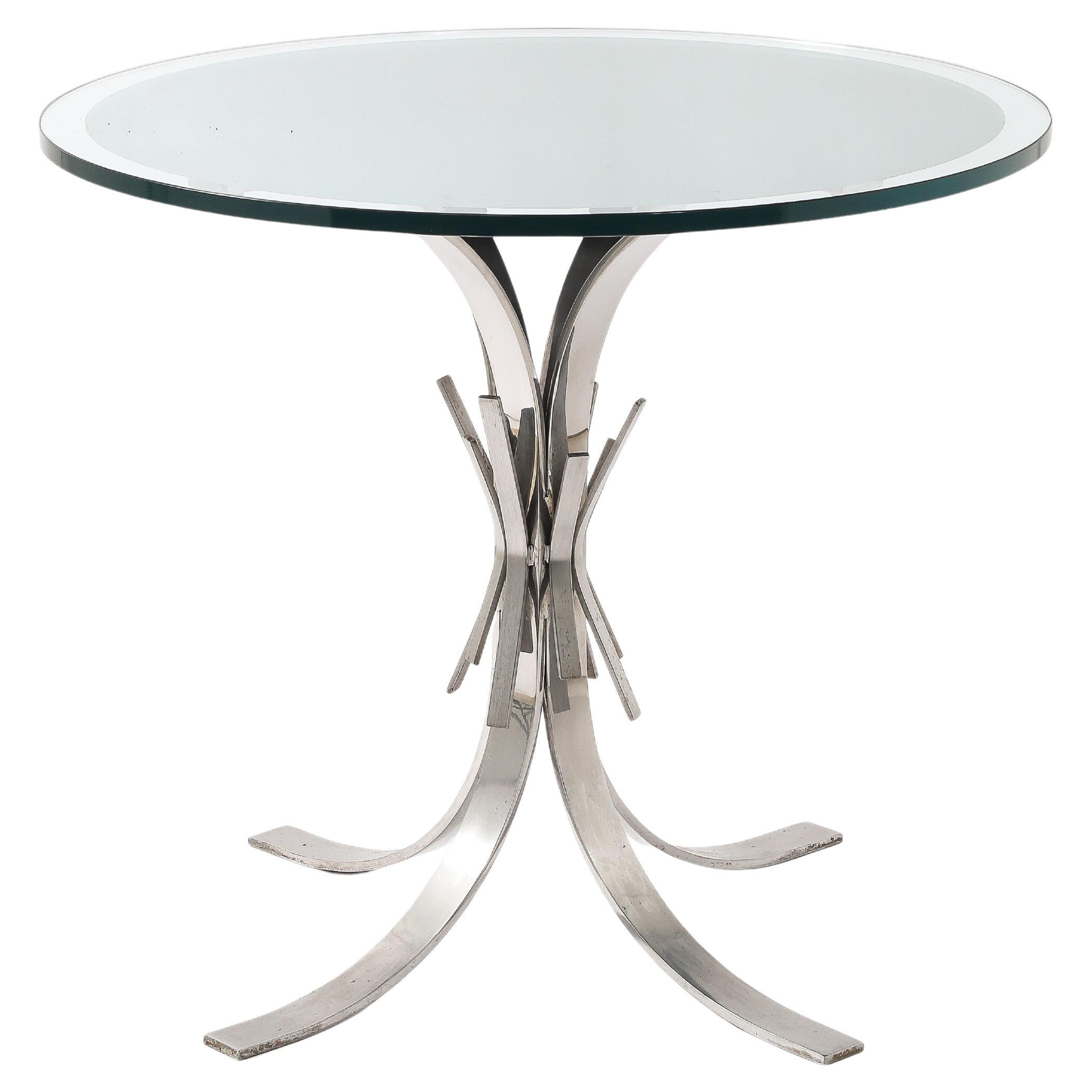 Table "Gerbe" de Maria Pergay, France 1970's