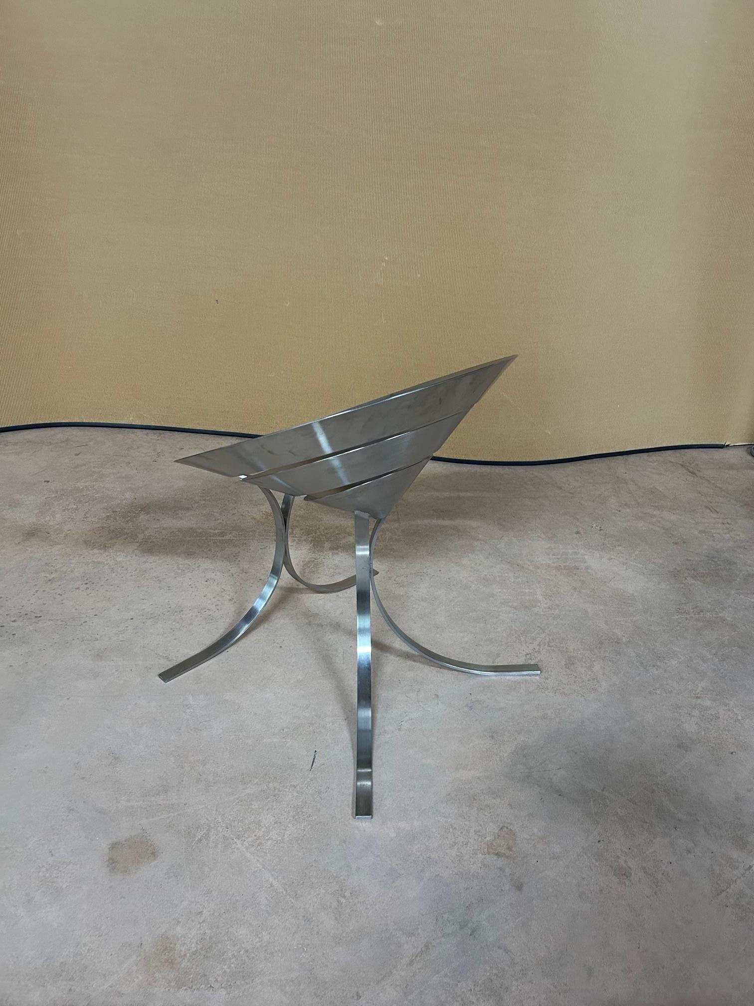 Maria Pergay Ring Chair, 1968 3