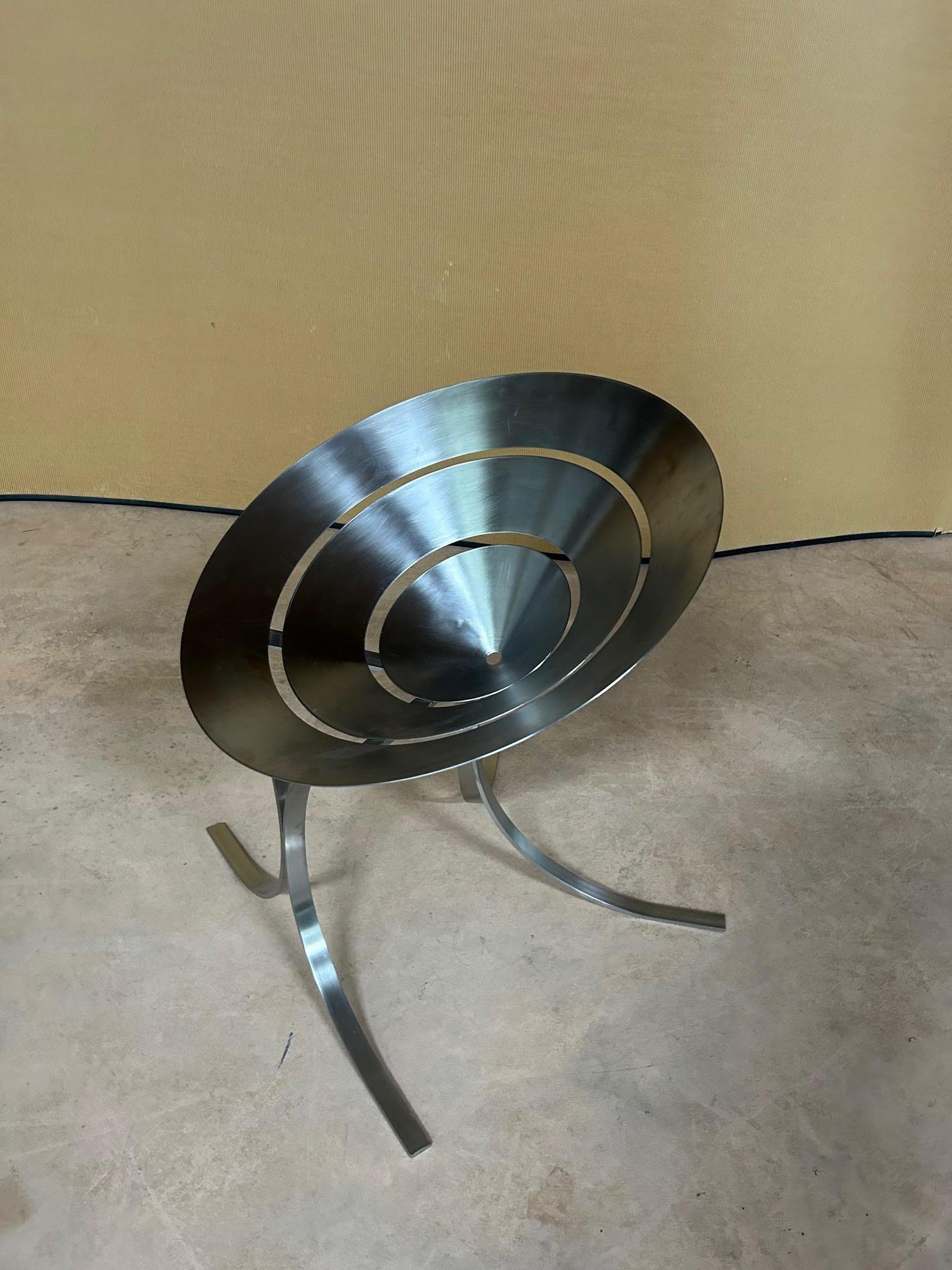 Mid-Century Modern Maria Pergay Ring Chair, 1968