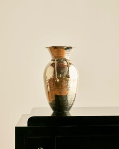 Maria Pergay Versilberte Vase