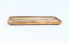 Maria Pergay Style Brass Buckle Tray