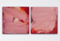 Nude Lipstick 2 and You Have Given Me the Moon, Original paintings, abstract
