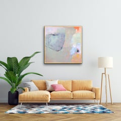 Dreaming in Pistachio, Original abstract painting