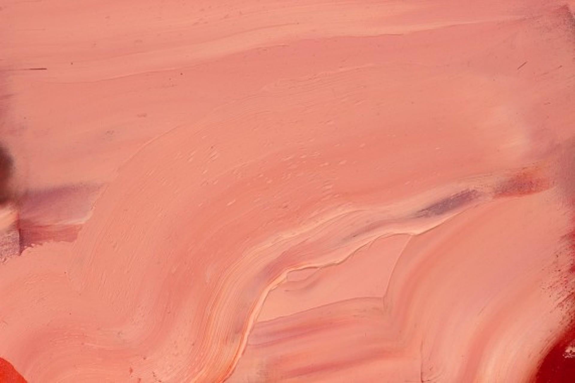 Maria Pierides, Barra de labios desnuda 2, Pintura original abstracta, Arte asequible en venta 2