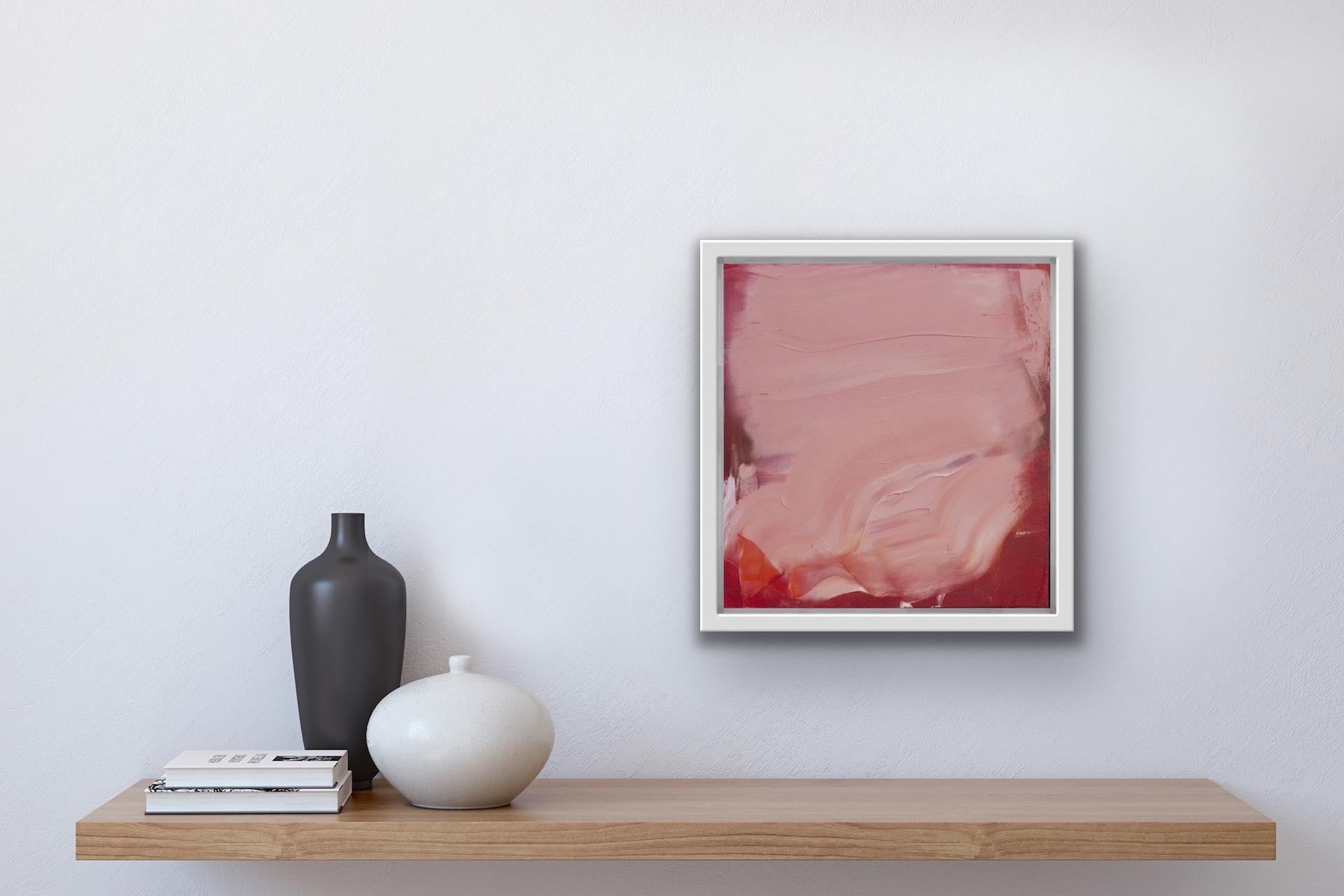 Maria Pierides, Barra de labios desnuda 2, Pintura original abstracta, Arte asequible en venta 5