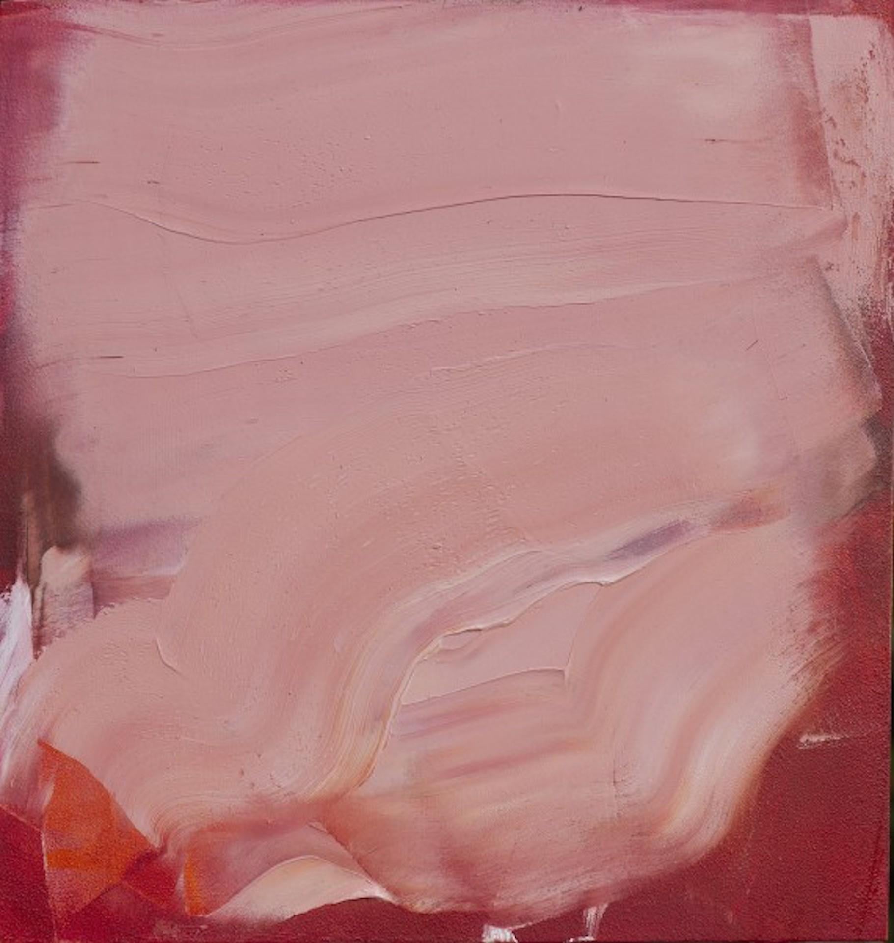  Maria Pierides, Nude Lipstick 2, peinture abstraite originale, Art abordable