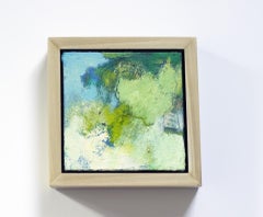 Maria Pierides, Sound of the Wind, Affordable Abstract Painting, Mixed Media Art