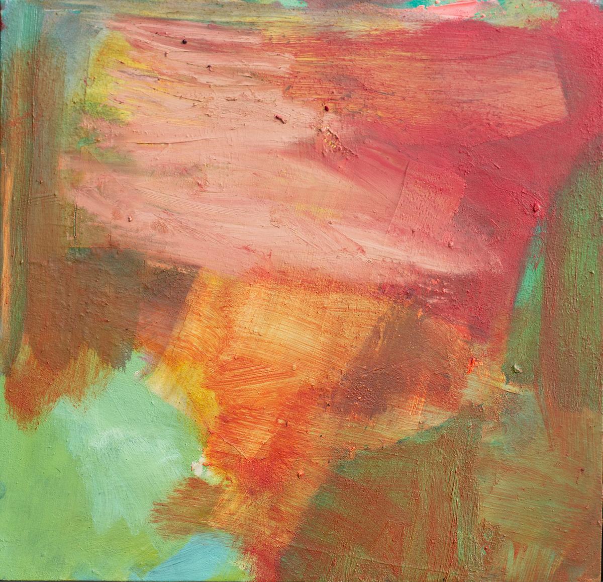 Maria Pierides Abstract Painting - Wild and Full of Summer 3