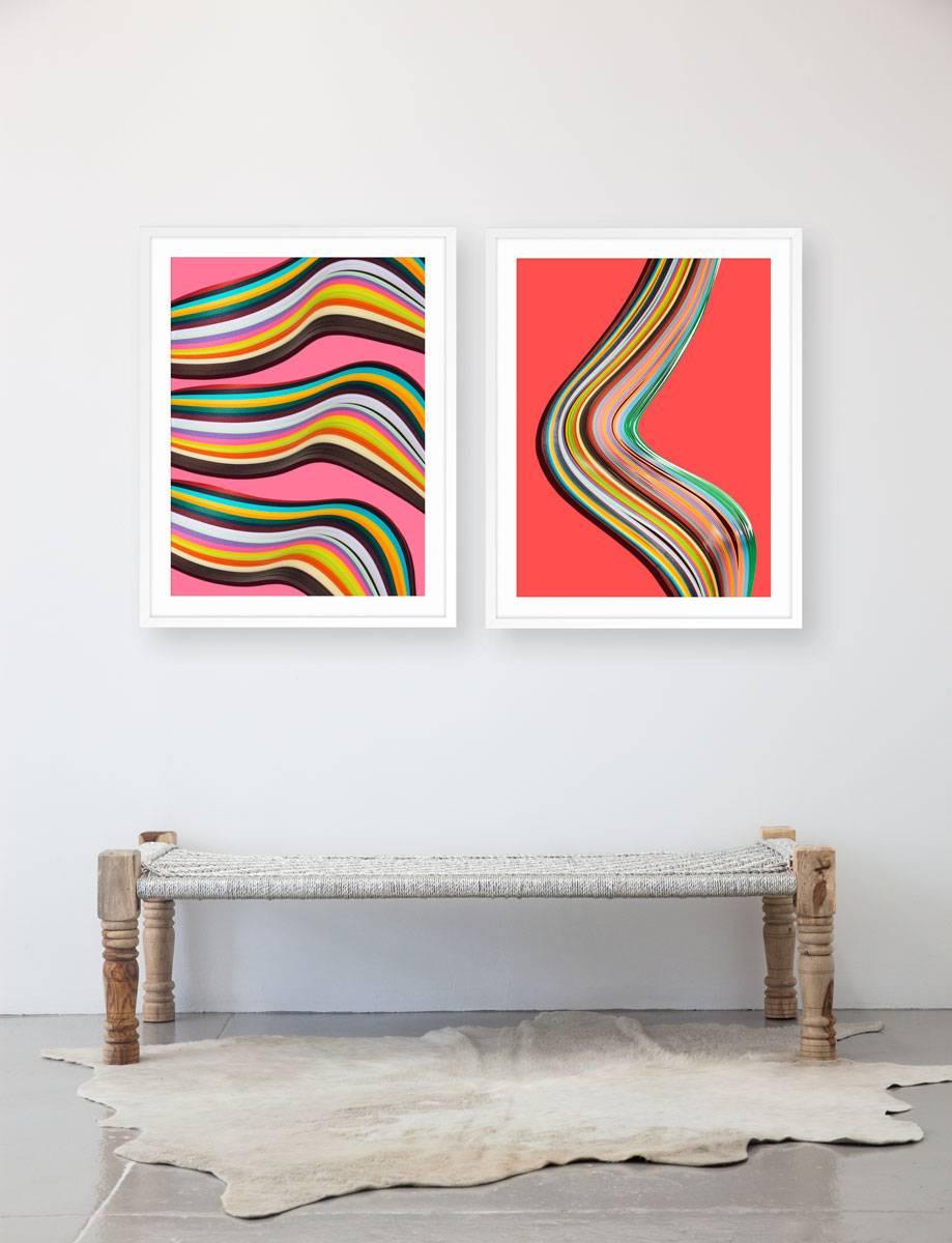Paper Highways Uno - Print by Maria Piessis