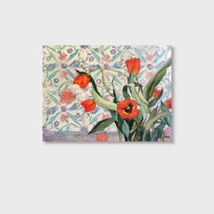 An Impressionist-Style Still Life, "Turkish Tulips"