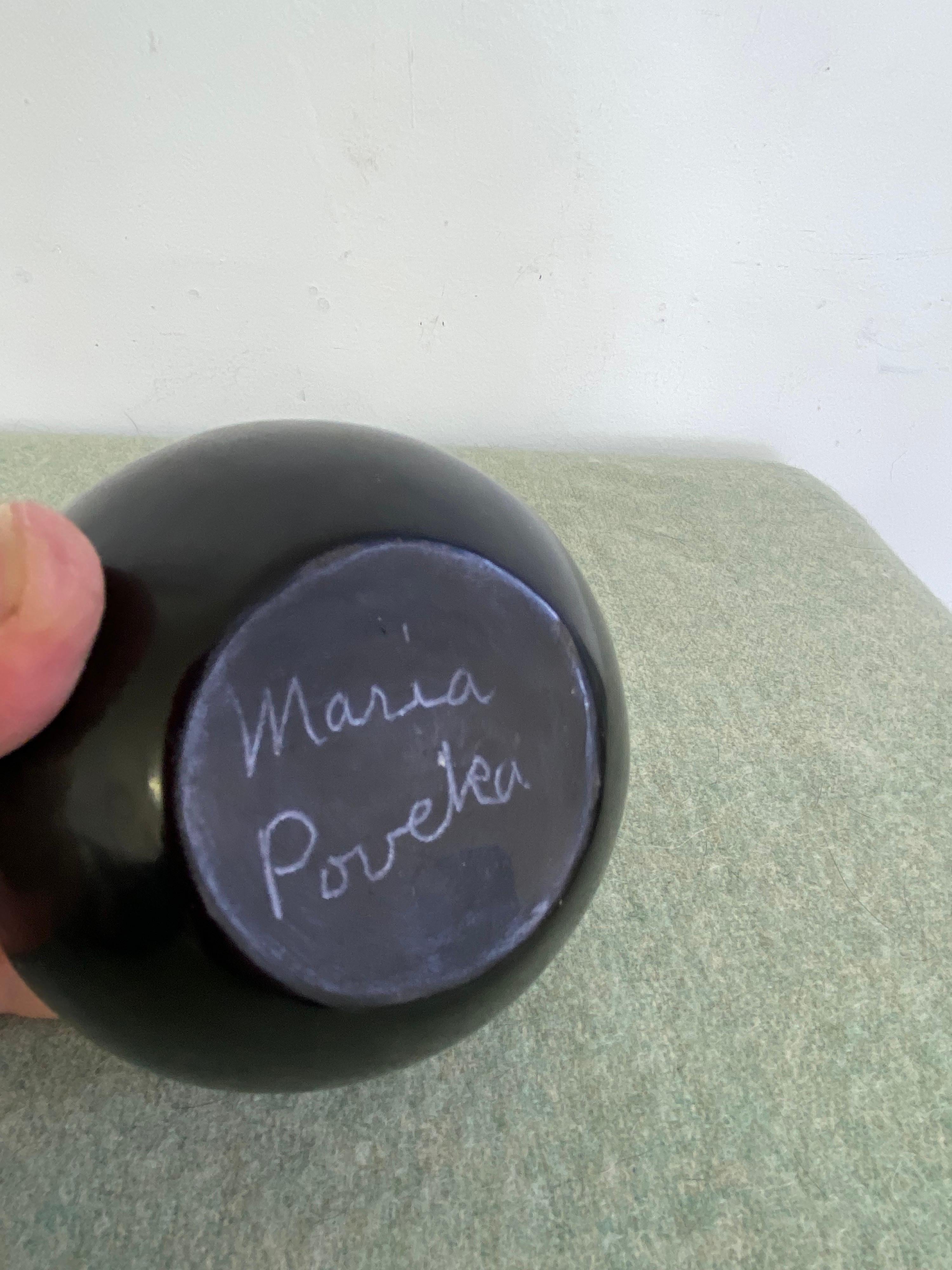maria martinez black pottery