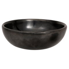 Retro Maria Poveka Martinez Black Ware Pottery Bowl