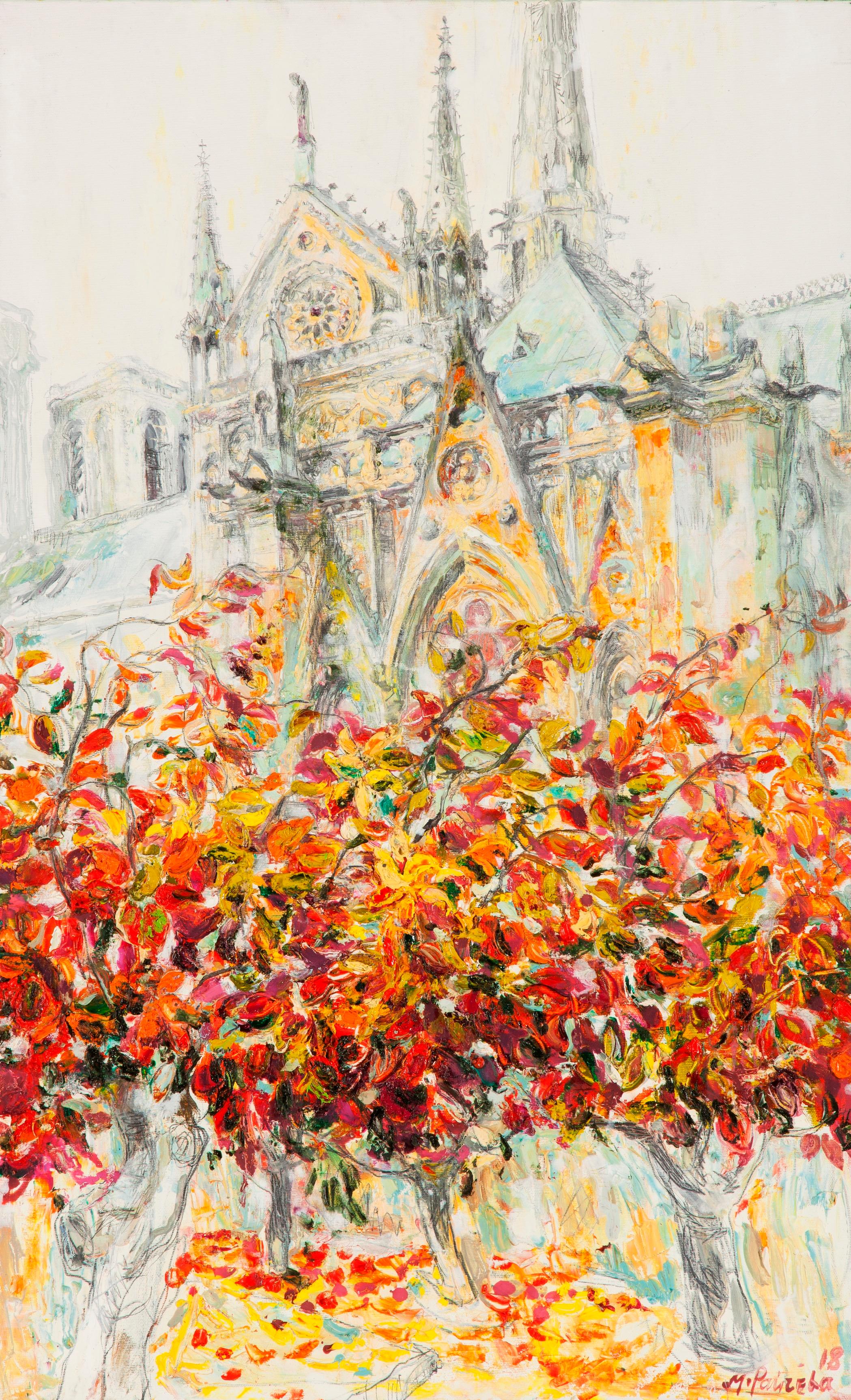 Maria Raycheva Landscape Painting - Notre Dame De Paris 