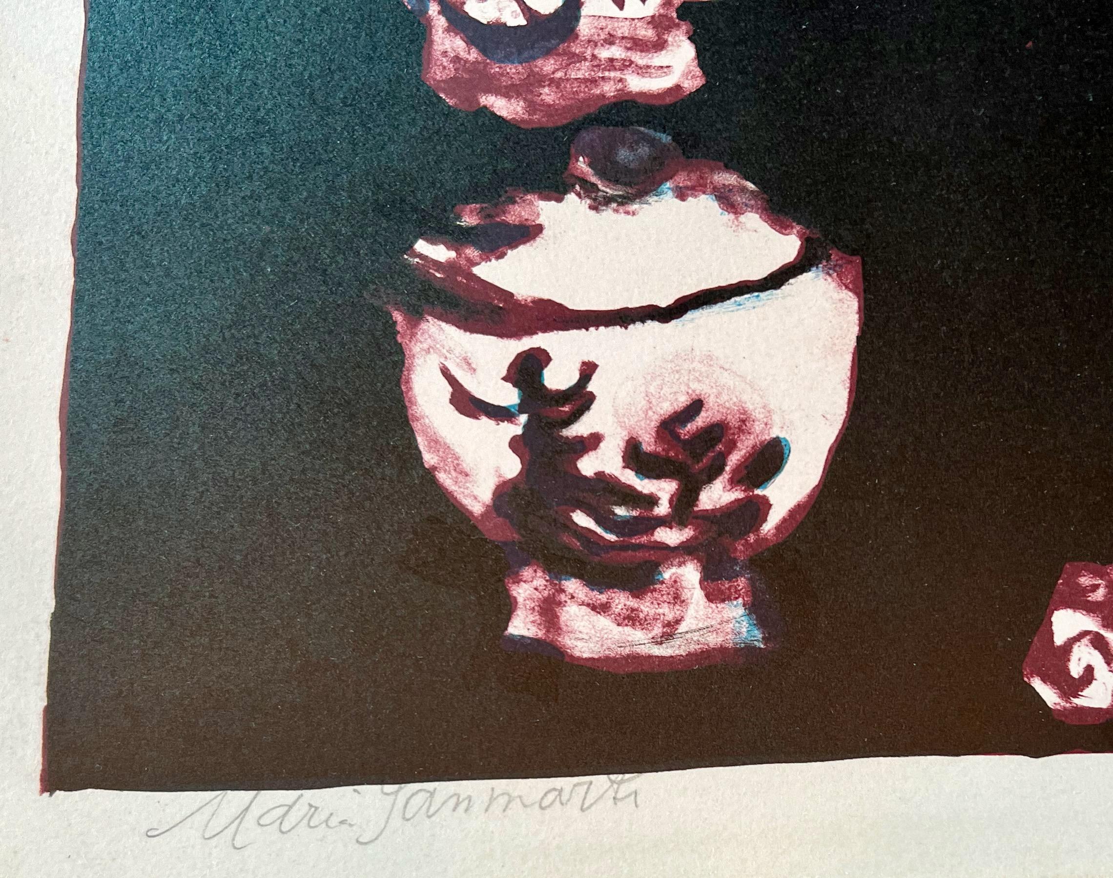 La coupe de fruits - Print by Maria Sanmarti-Bodegon