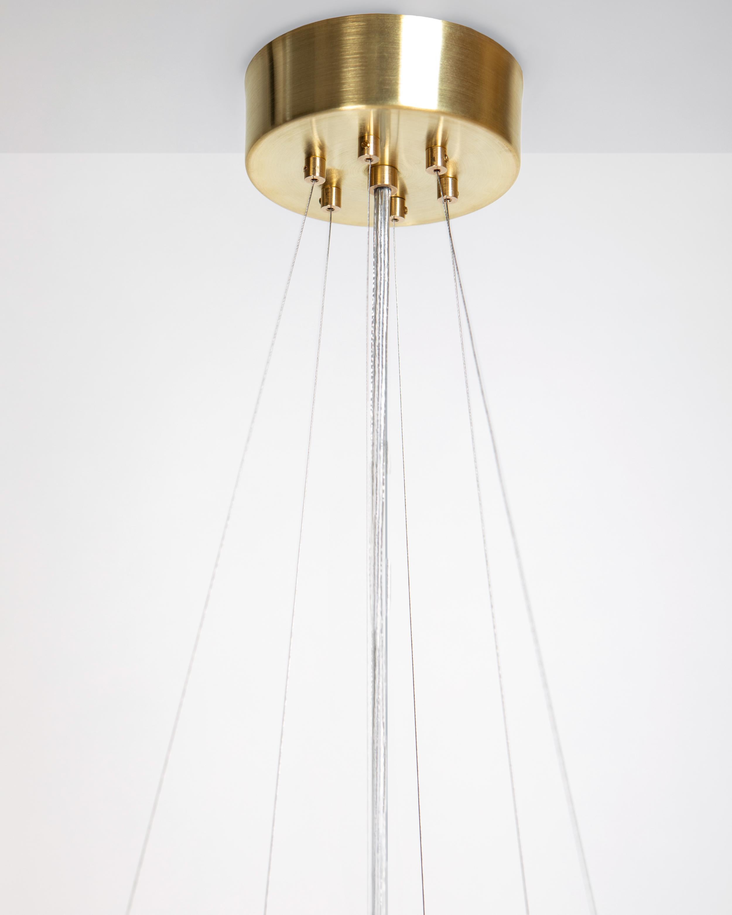 Other MARIA SC chandelier in brass For Sale