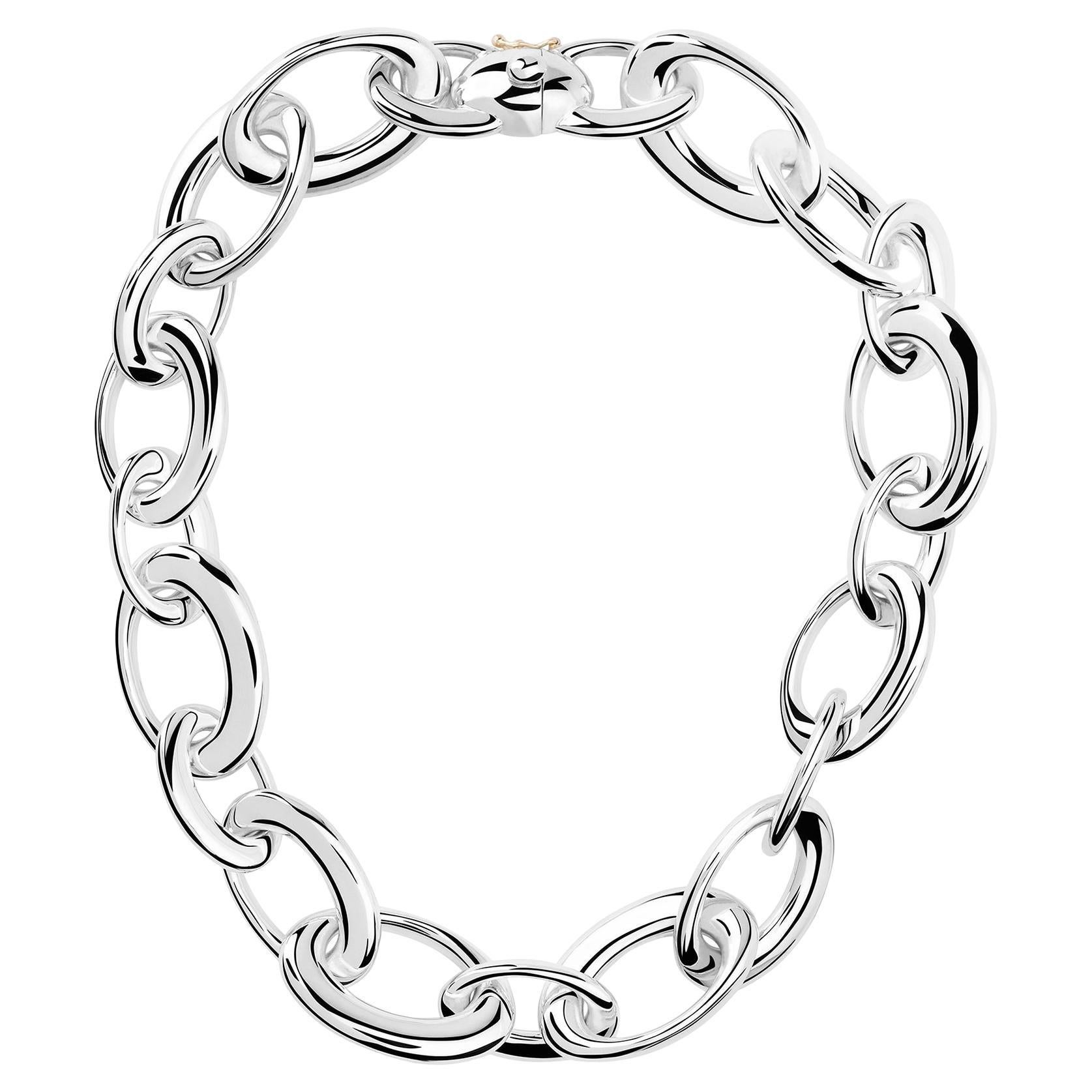 María Sterling Silver Thin Choker For Sale