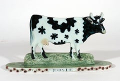 Maria Superior Porcelain Model of "Rosie", a model of a Cow, Dated 1992