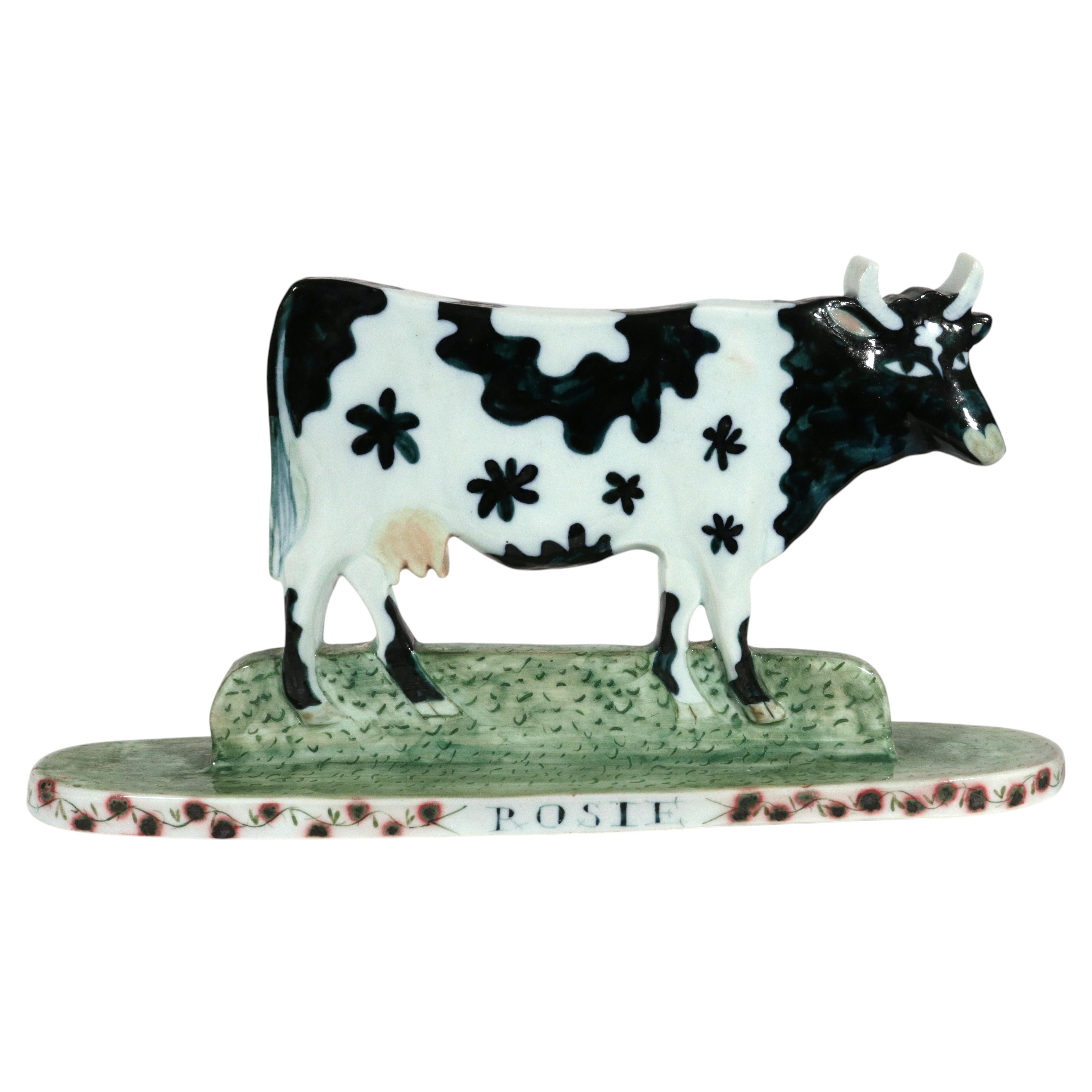 Mara Superior Porcelain Model of "Rosie", a model of a Cow, Dated 1992