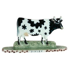 Maria Superior Porcelain Model of "Rosie", a model of a Cow, Dated 1992