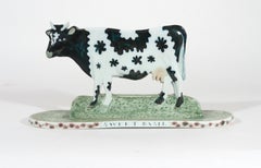 Maria Superior Porcelain Model of "Sweet Basil", a model of a Cow