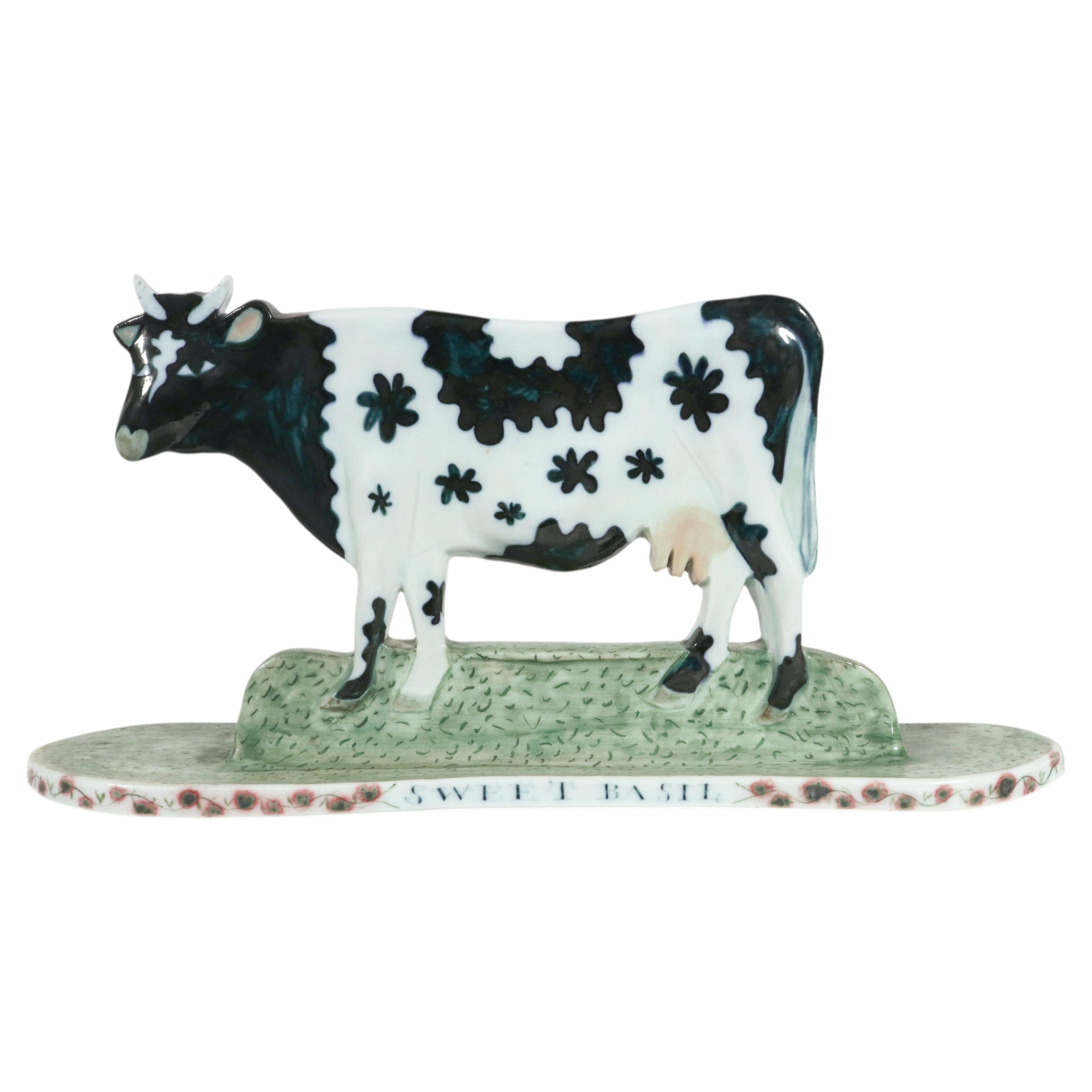 Maria Superior Porcelain Model of "Sweet Basil", a model of a Cow