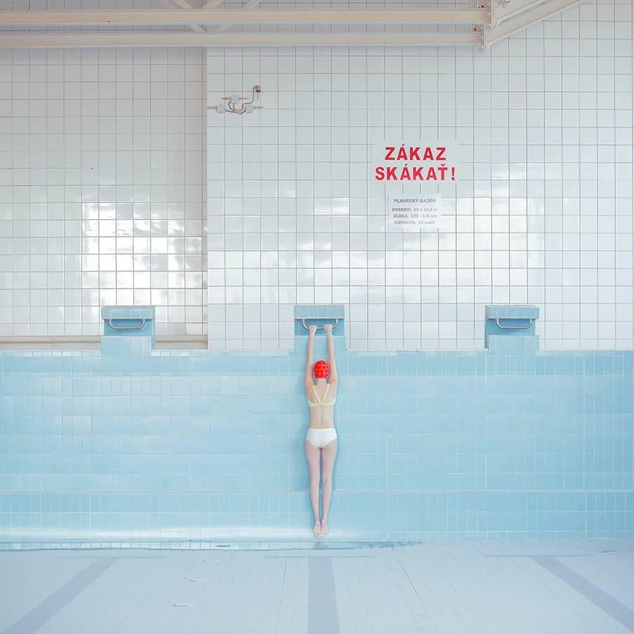 Maria Svarbova Color Photograph - Pool Without Water