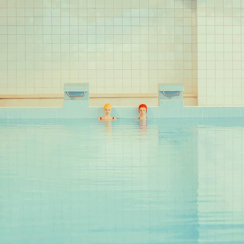 Maria Svarbova Color Photograph - Swimmers