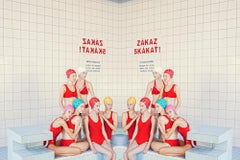 Symmetry II- Vertical white and red photo by Maria Svarbova