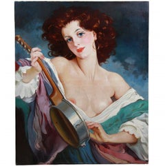 Portrait d'une gitane nue par Maria Szantho