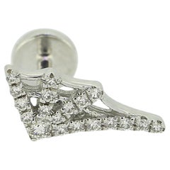 Maria Tash Diamond Web Threaded Stud Earring