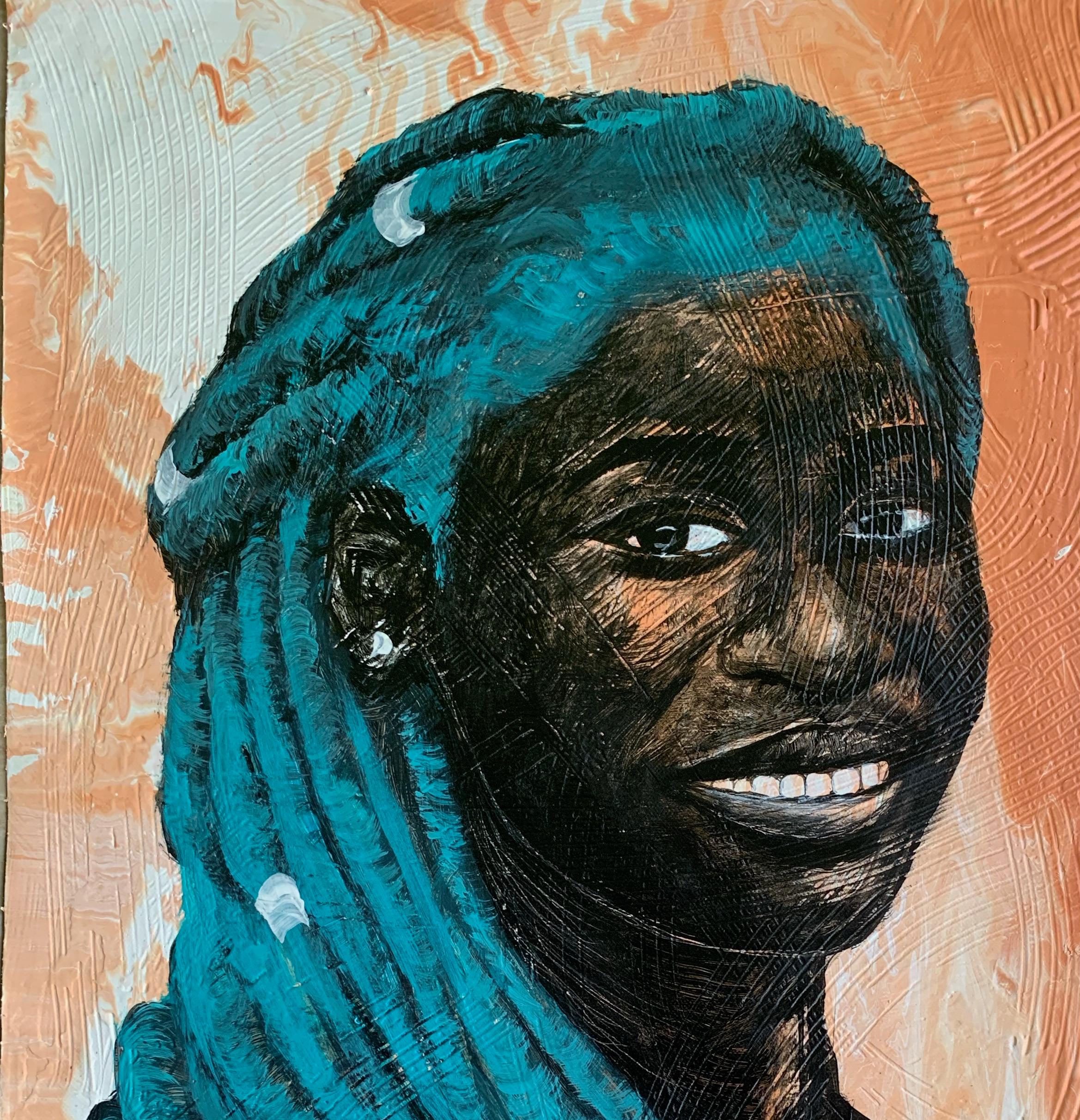 Dietro il sorriso - Painting di Maria Tendo
