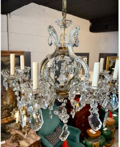 Lampadario Maria Teresa in vetro di Murano soffiato a mano, 8 luci