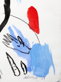 Untitled 7, Mixed Media Abstract Painting by Maria Viecco