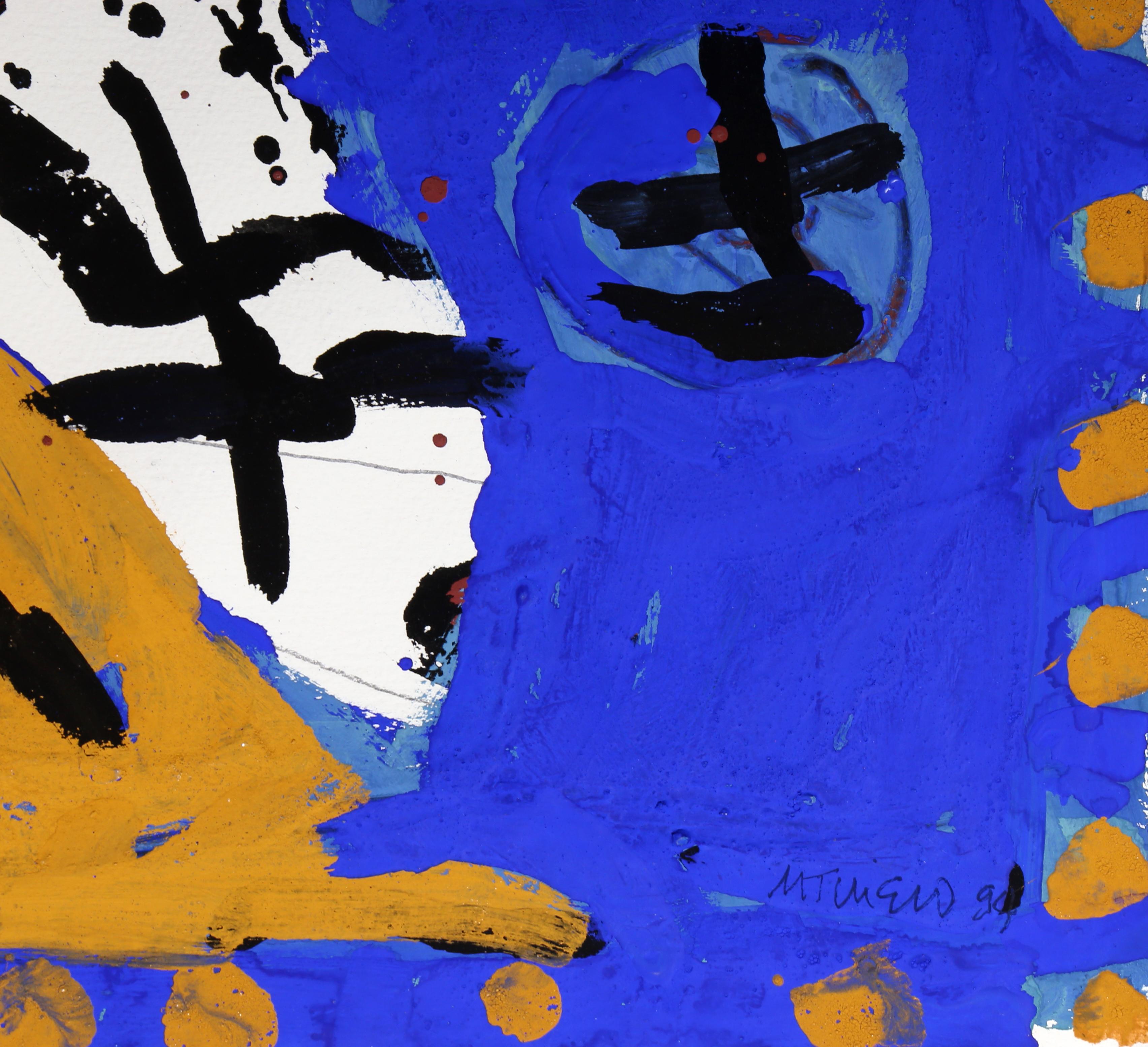 Maria Teresa Viecco, Kolumbianerin (1953)
Datum: 1994
Mixed Media auf Papier, signiert und datiert
Größe: 22 x 30 Zoll (55,88 x 76,2 cm)

Geboren in Bogota, Kolumbien, Absolvent der Nationalen Universität von Kolumbien im Fachbereich Architektur und