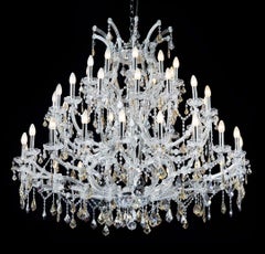 Maria Theresia 45 Lichter Kronleuchter in Gold und Silber von Aggiolight