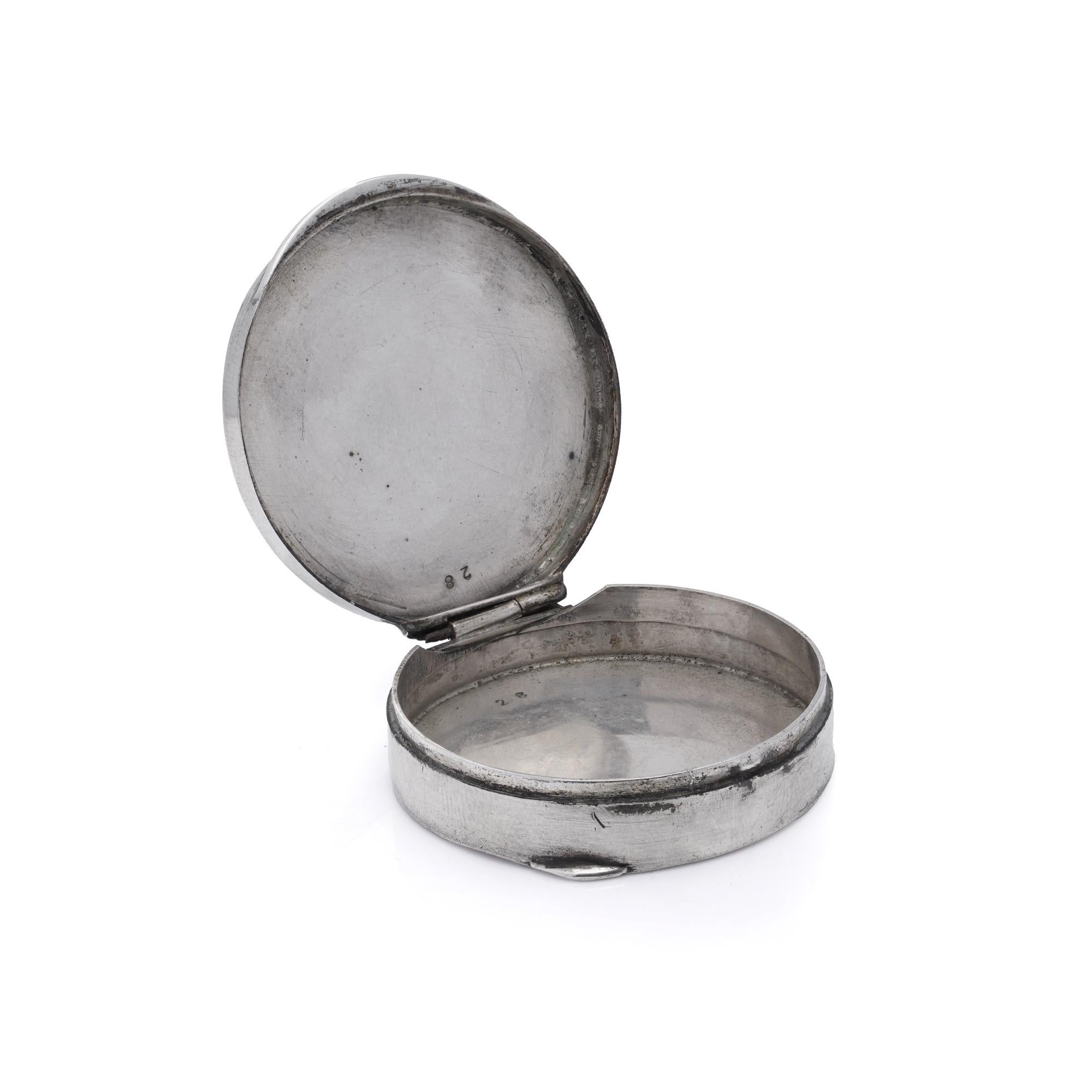 Argent Marie-Thérèse 800.boîte à pilules en argent en vente