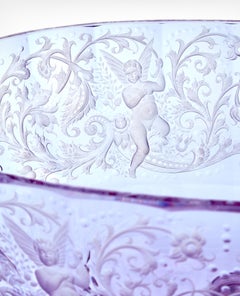 Maria Theresa Bowl Hand Engraved Marie Theresa Motif Alexandrite