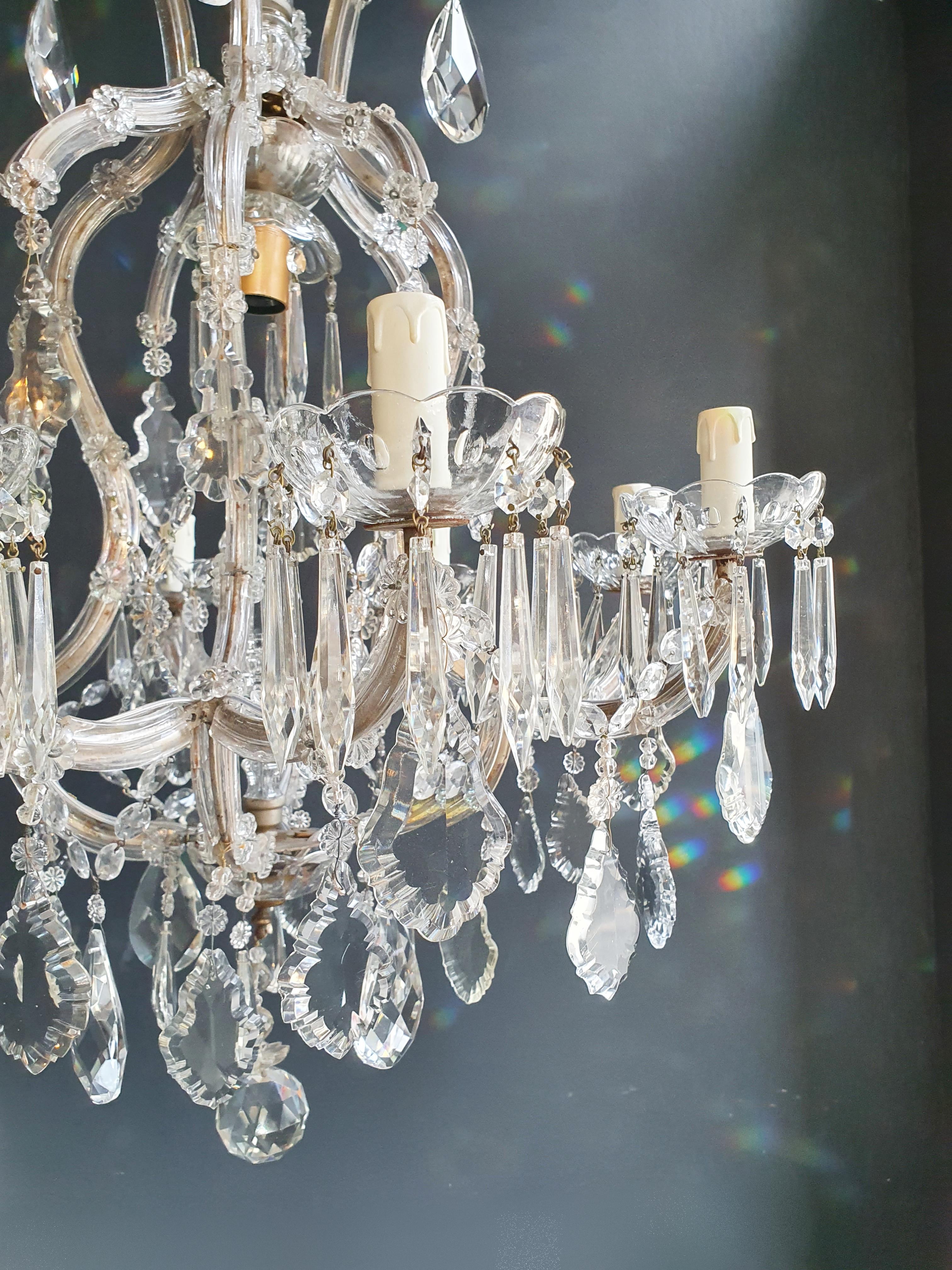 Maria Theresa Crystal Chandelier Antique Classic Clear Glass 3