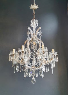 Maria Theresa Crystal Chandelier Antique Classic Clear Glass
